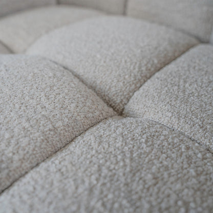 Janssen Alba — Naturel Bouclé Eetkamerstoel