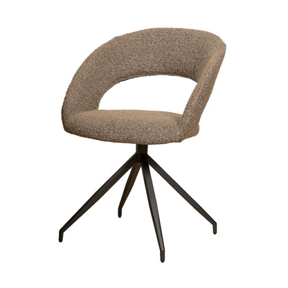 Janssen Yara Mouse — Bouclé Eetkamerstoel
